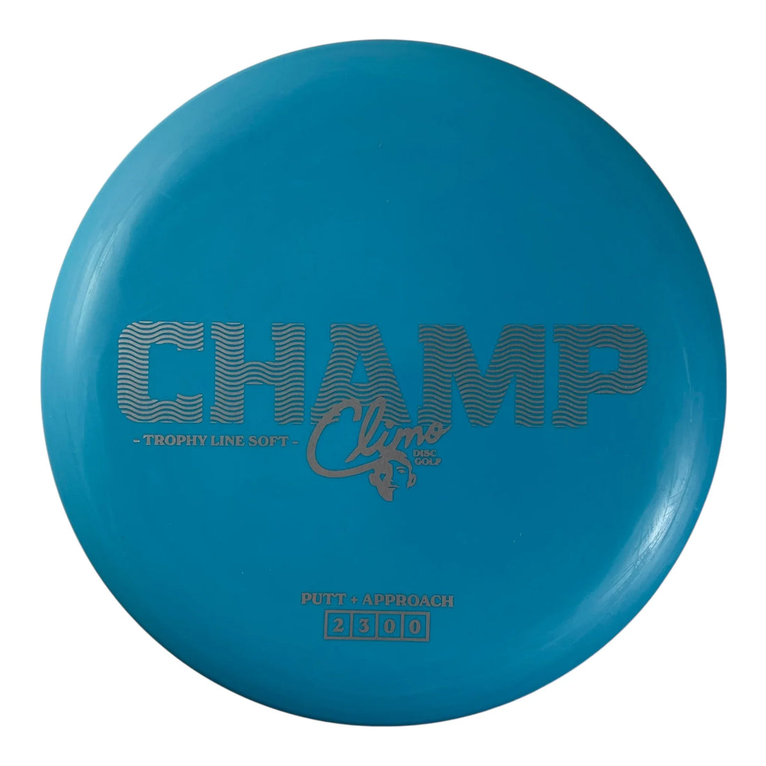 Climo Disc Golf Champ | Soft Trophy Line | Blue/Silver 175g Disc Golf