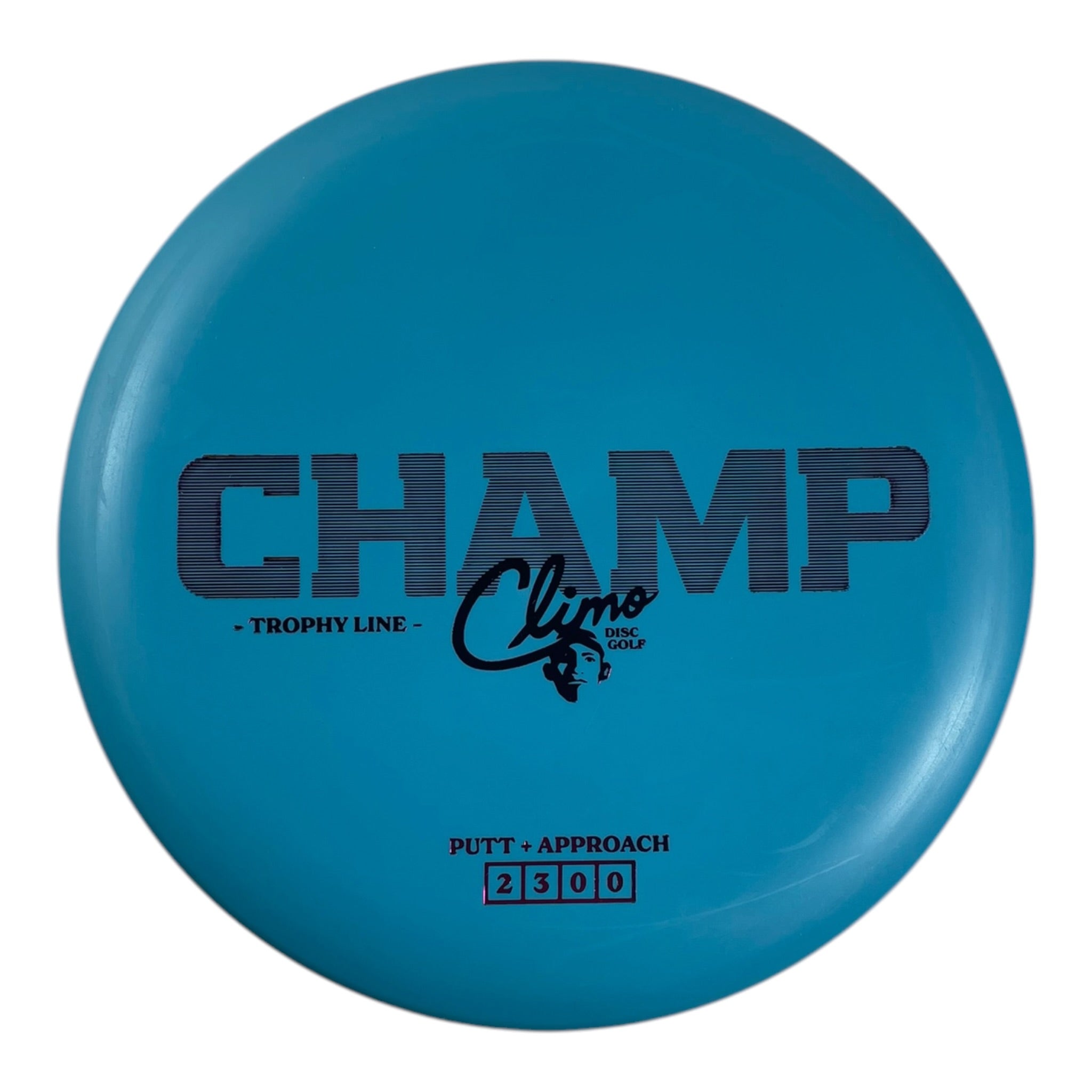 Climo Disc Golf Champ | Trophy Line | Blue/Pink 172g Disc Golf