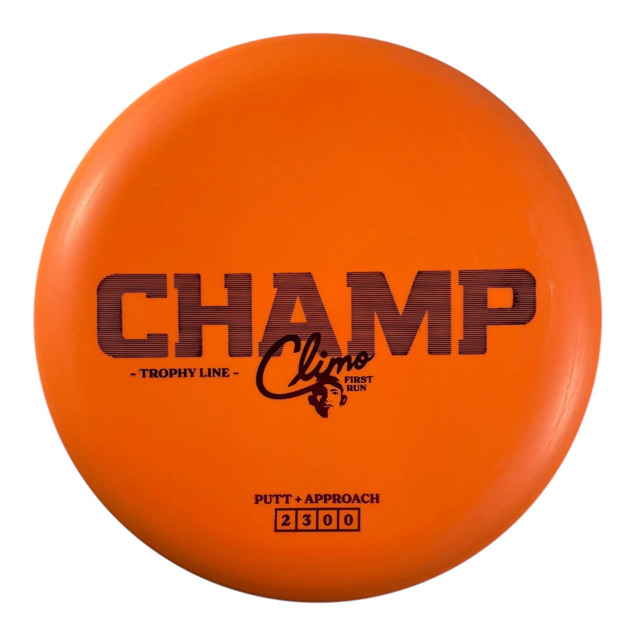 Climo Disc Golf Champ | Trophy Line | Orange/Purple 171-174g (First Run) Disc Golf