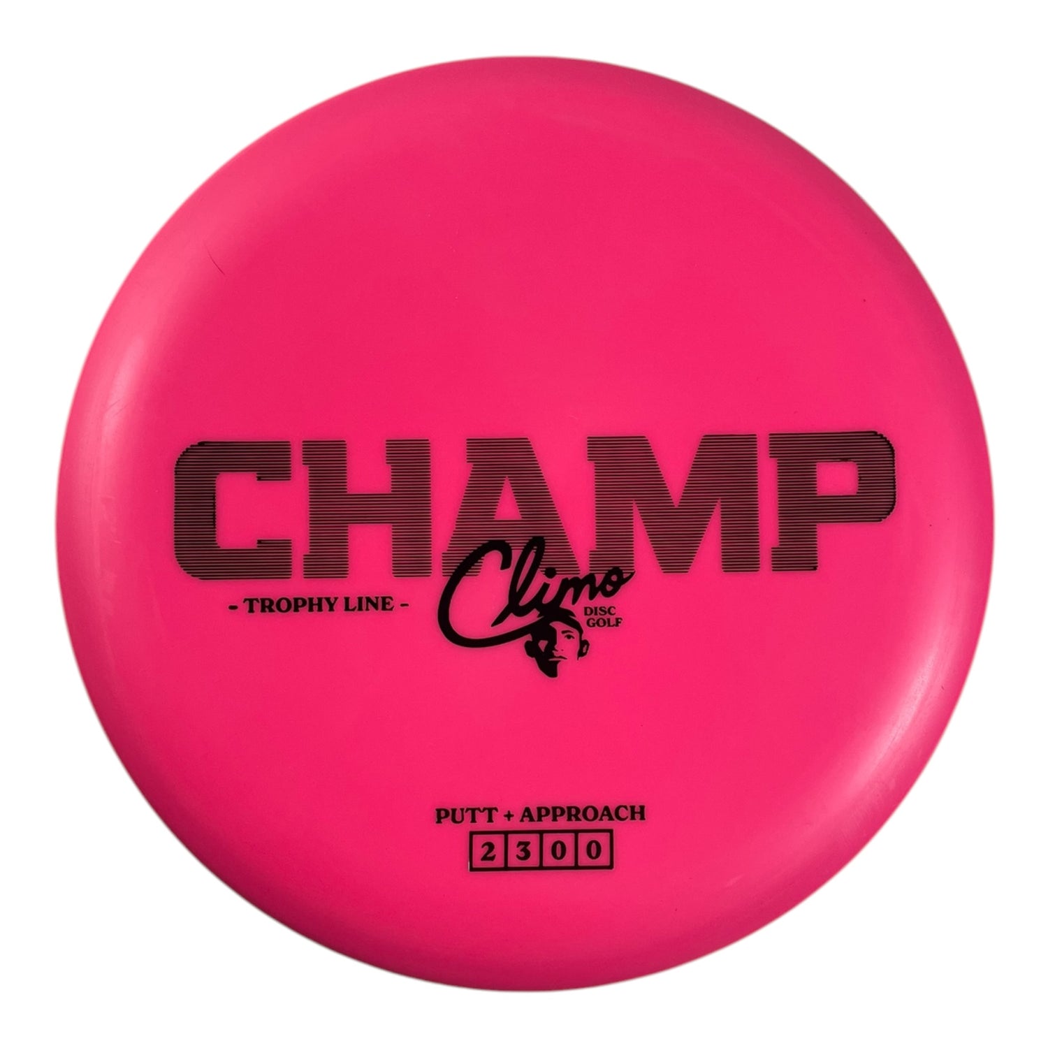 Climo Disc Golf Champ | Trophy Line | Pink/Black 174g Disc Golf