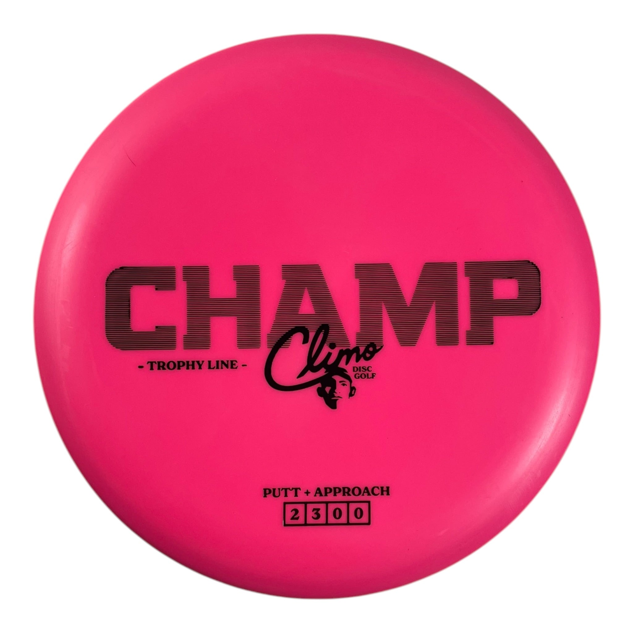 Climo Disc Golf Champ | Trophy Line | Pink/Black 174g Disc Golf