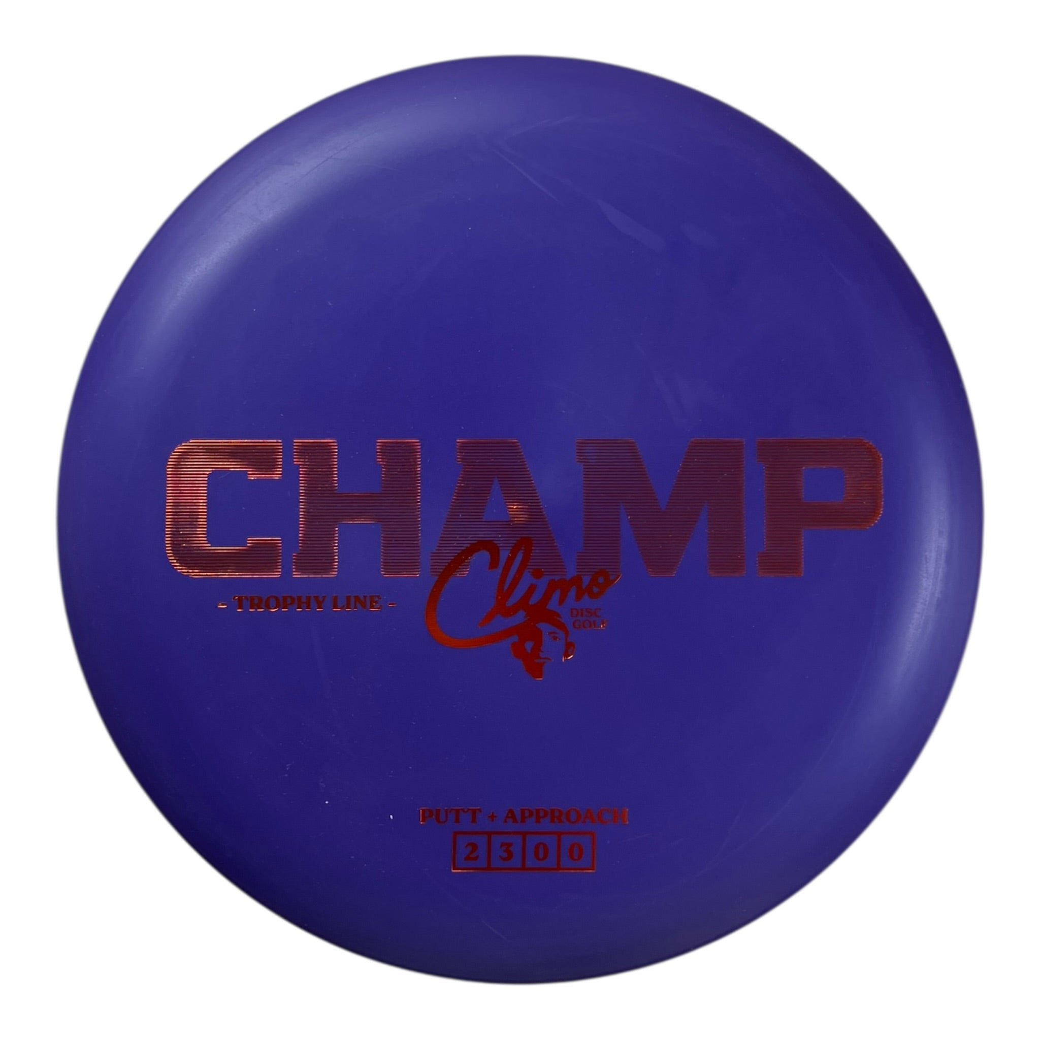 Climo Disc Golf Champ | Trophy Line | Purple/Gold 171g Disc Golf