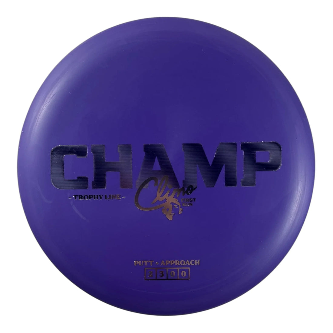 Climo Disc Golf Champ | Trophy Line | Purple/Silver 173-174g (First Run) Disc Golf