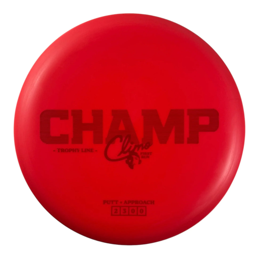 Climo Disc Golf Champ | Trophy Line | Red/Red 174g (First Run) Disc Golf