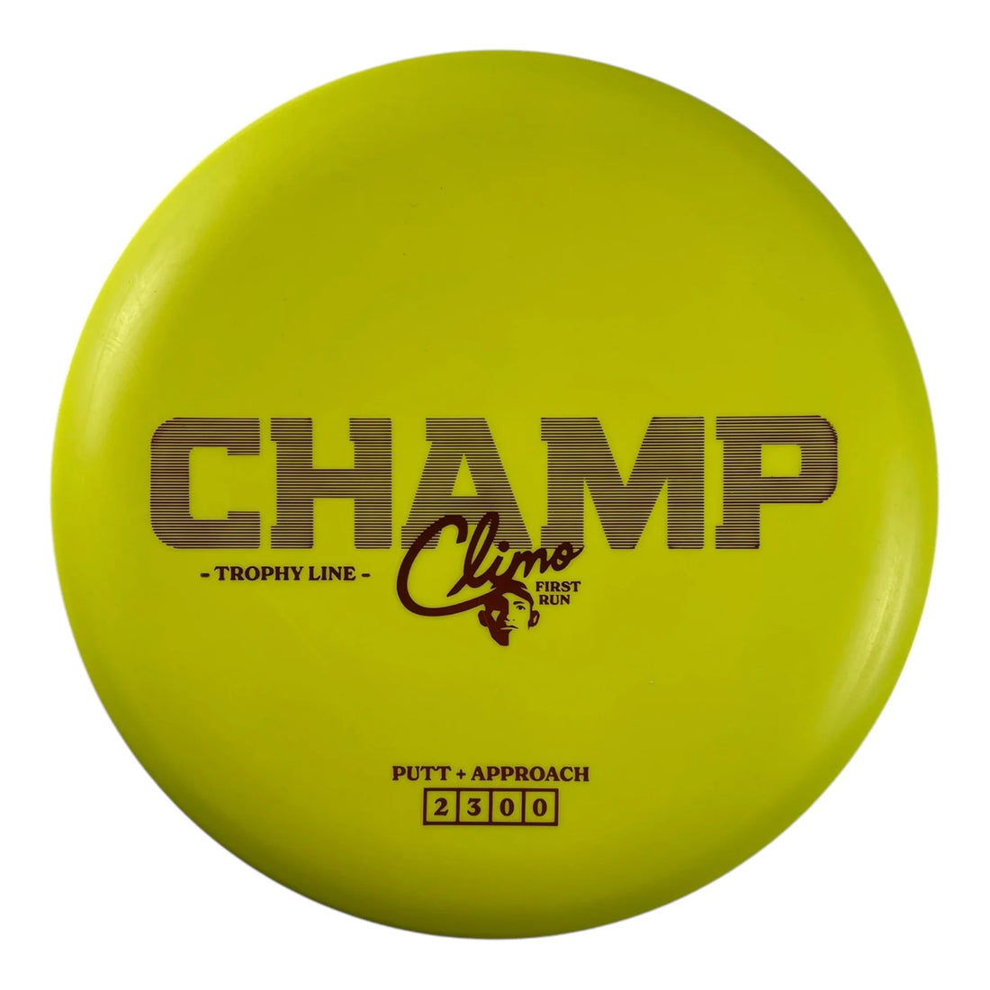 Climo Disc Golf Champ | Trophy Line | Yellow/Red 173g (First Run) Disc Golf