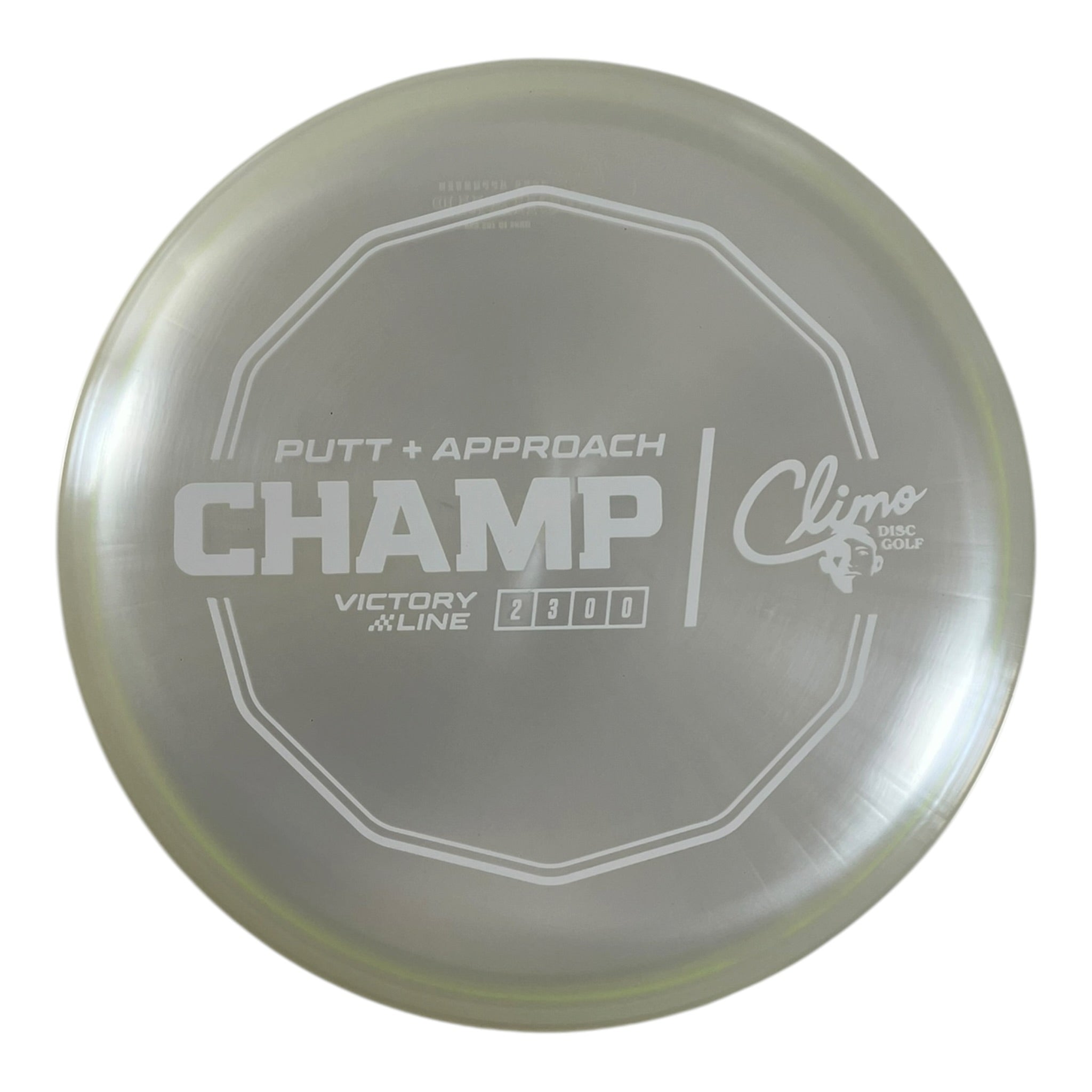Climo Disc Golf Champ | Victory Line | White/White 172g Disc Golf