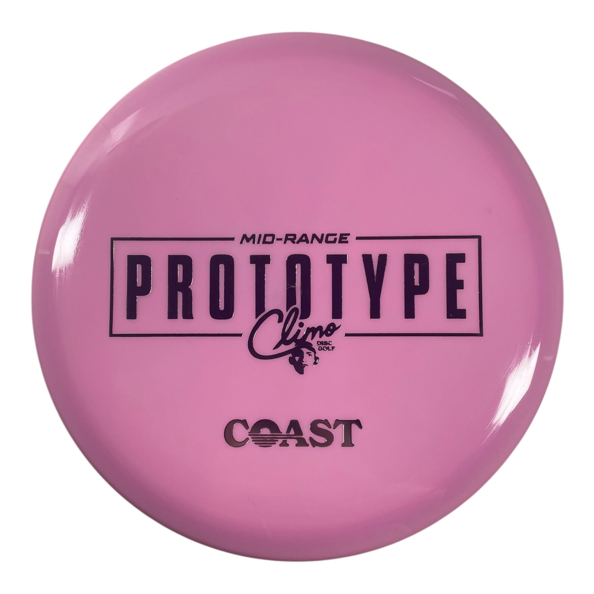 Climo Disc Golf Coast | Signature Line | Pink/Silver 171g (Prototype) Disc Golf
