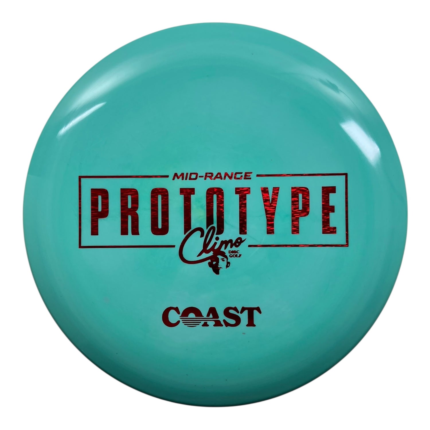 Climo Disc Golf Coast | Signature Line | Teal/Red 178g (Prototype) Disc Golf