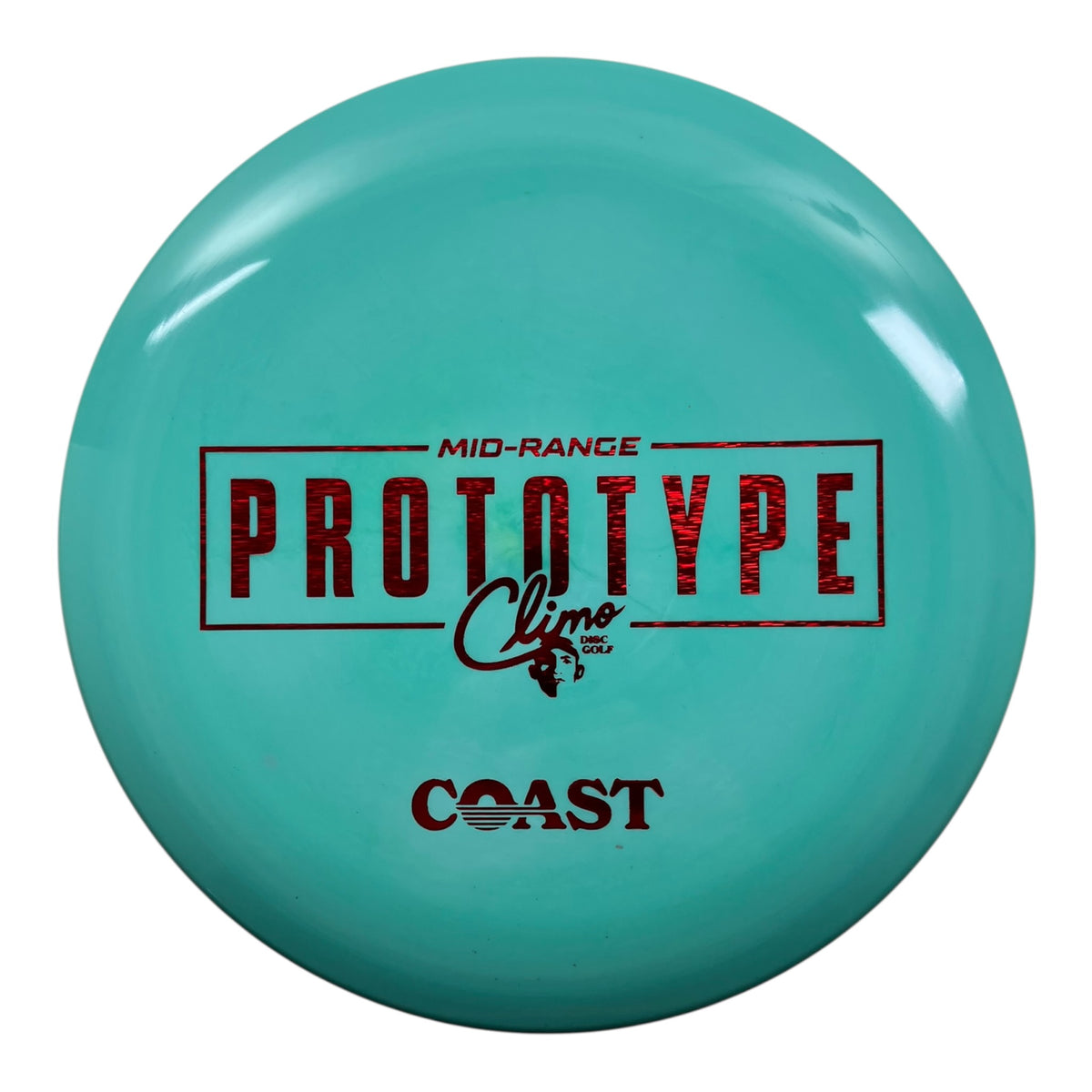 Climo Disc Golf Coast | Signature Line | Teal/Red 178g (Prototype) Disc Golf