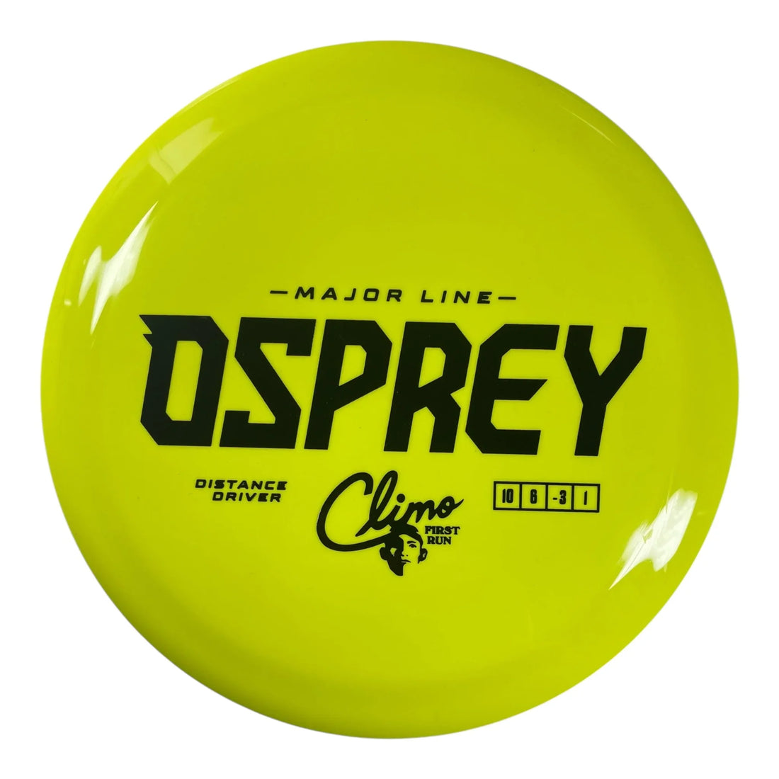 Climo Disc Golf Osprey | Major Line | Yellow/Black 171g Disc Golf