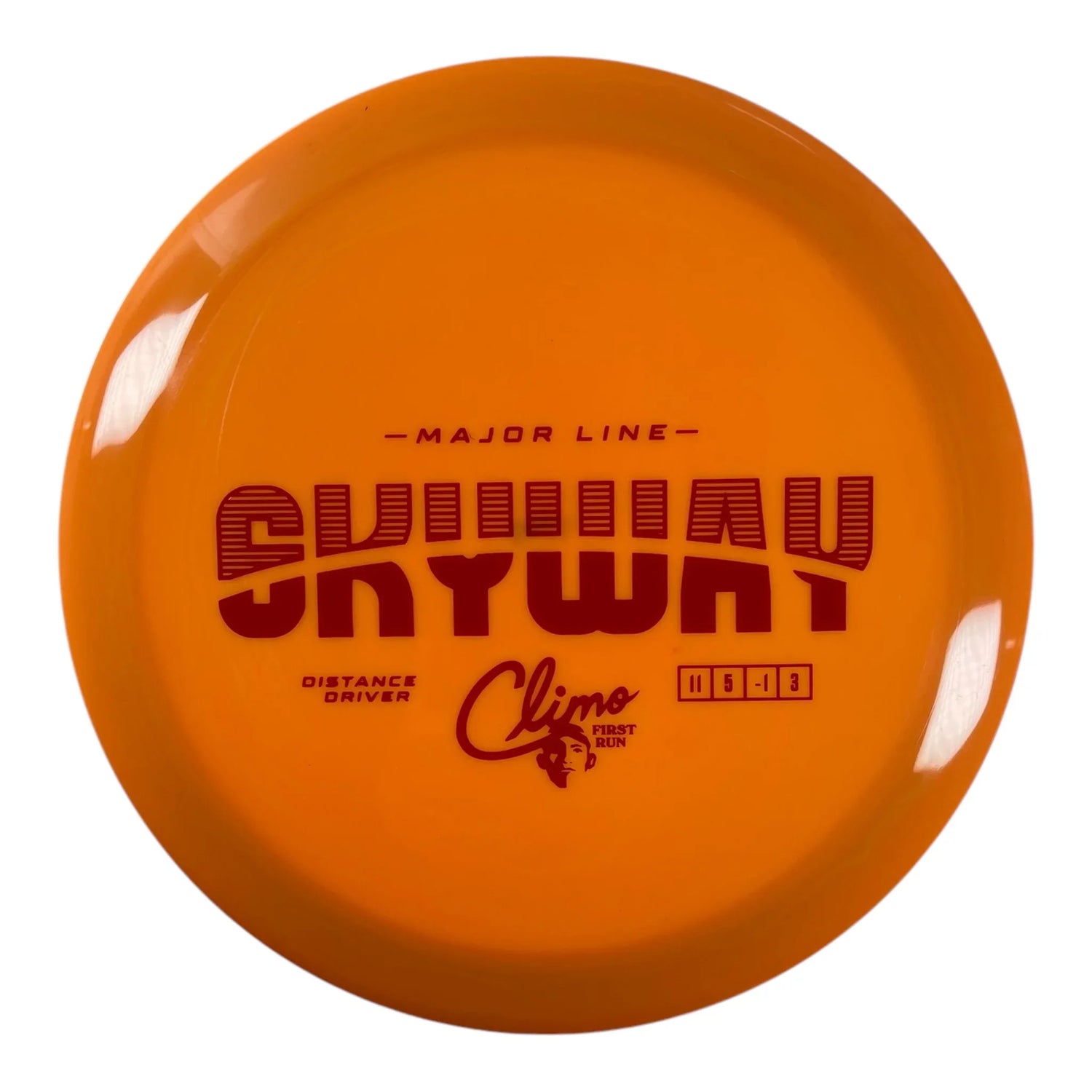Climo Disc Golf Skyway | Major Line | Orange/Red 171-174g (First Run) Disc Golf