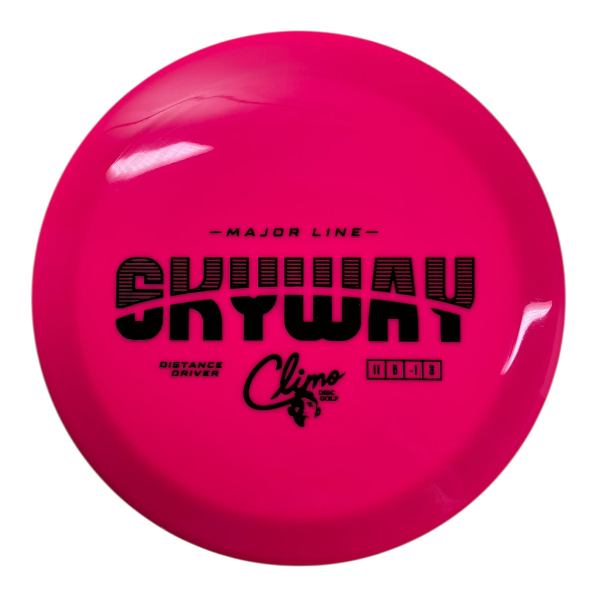 Climo Disc Golf Skyway | Major Line | Pink/Black 170g Disc Golf