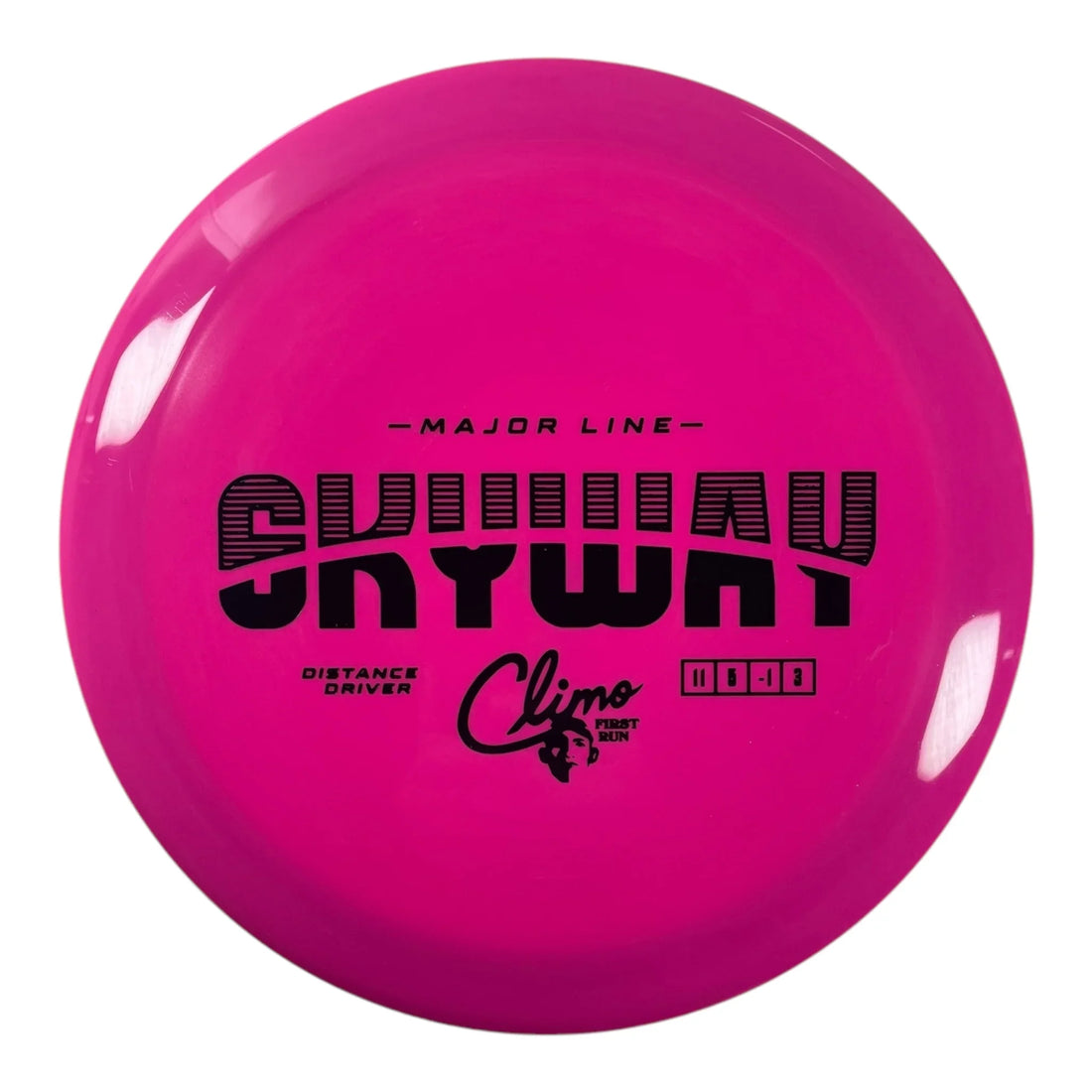 Climo Disc Golf Skyway | Major Line | Pink/Black 173g (First Run) Disc Golf