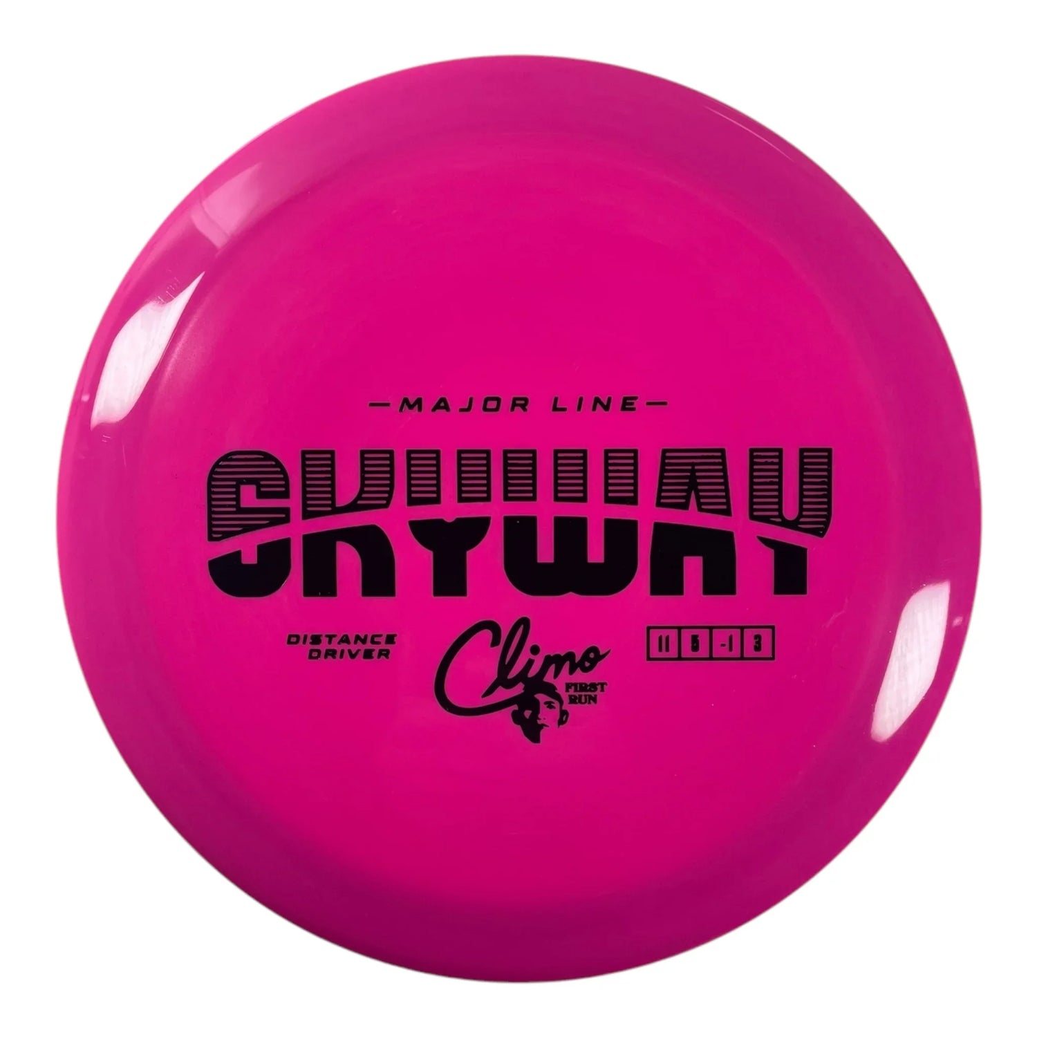 Climo Disc Golf Skyway | Major Line | Pink/Black 173g (First Run) Disc Golf