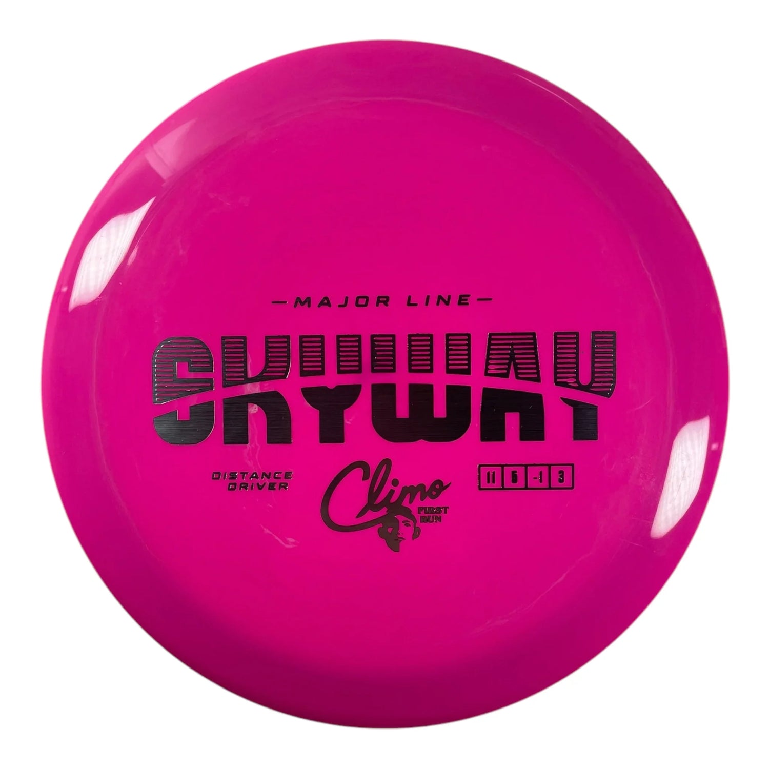 Climo Disc Golf Skyway | Major Line | Pink/Silver 162g (First Run) Disc Golf