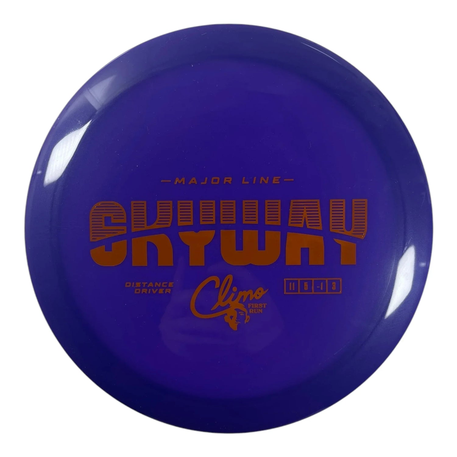 Climo Disc Golf Skyway | Major Line | Purple/Orange 173g (First Run) Disc Golf