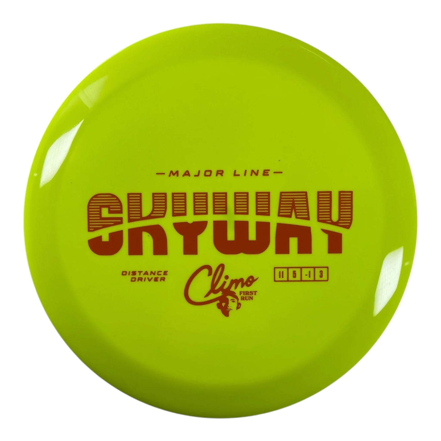 Climo Disc Golf Skyway | Major Line | Yellow/Orange 169g (First Run) Disc Golf