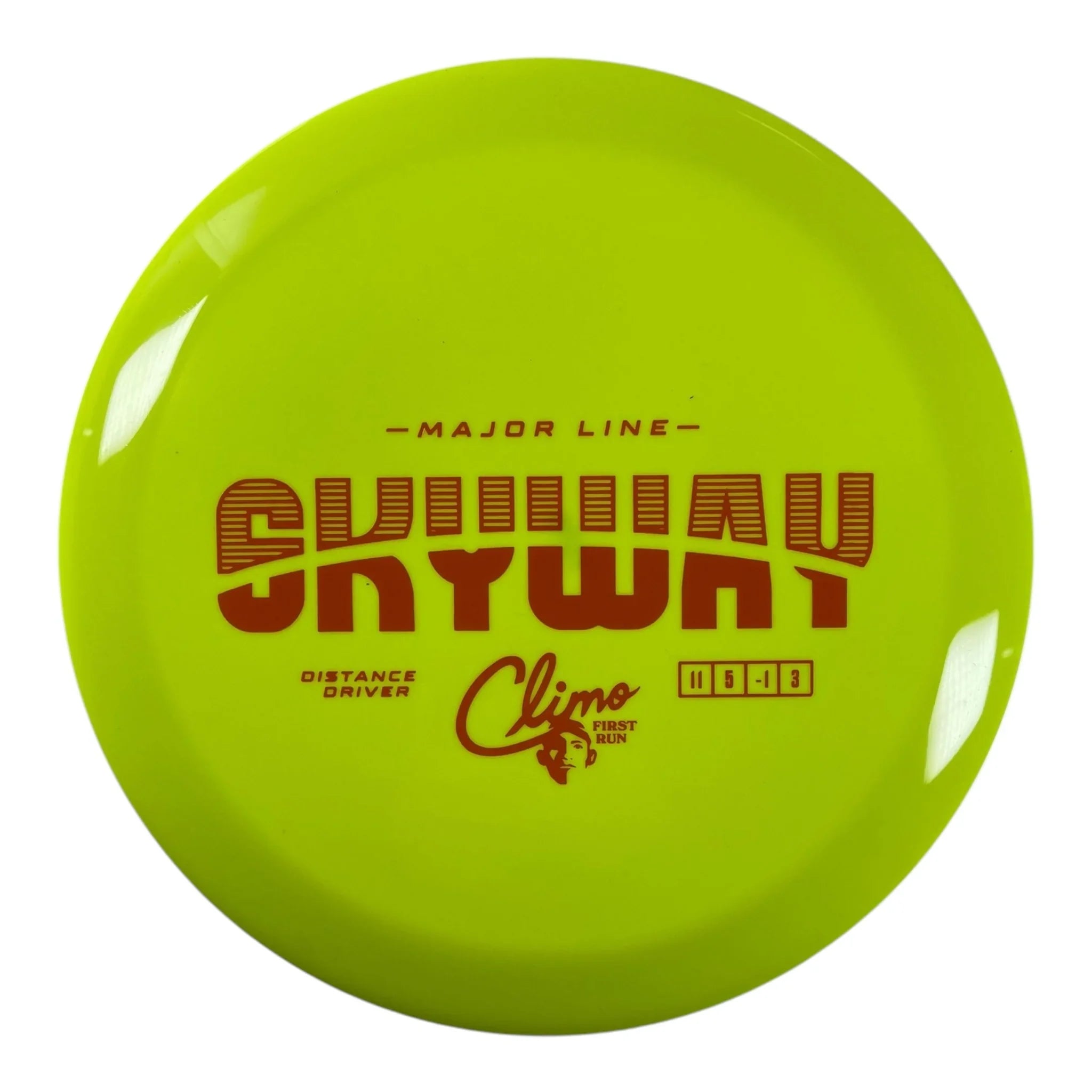 Climo Disc Golf Skyway | Major Line | Yellow/Orange 169g (First Run) Disc Golf