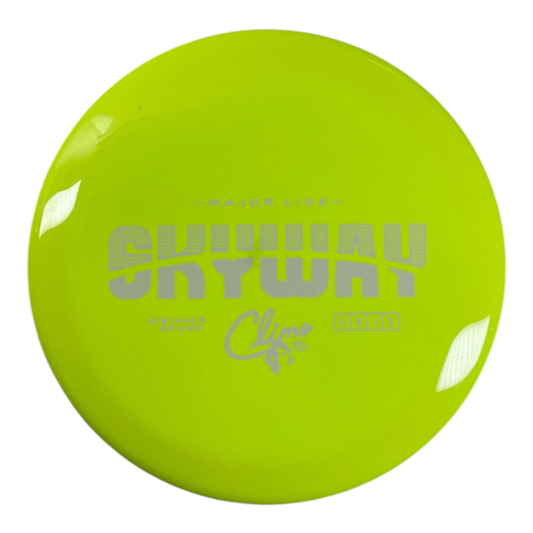 Climo Disc Golf Skyway | Major Line | Yellow/White 163g Disc Golf