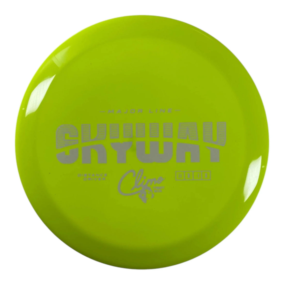 Climo Disc Golf Skyway | Major Line | Yellow/White 171g (First Run) Disc Golf