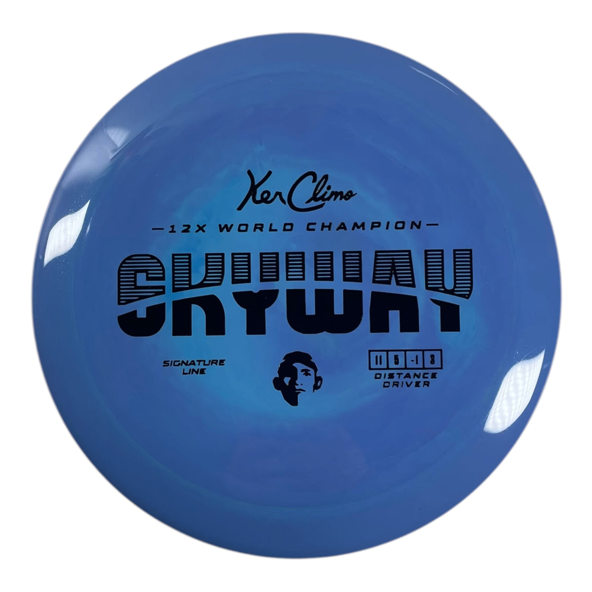 Climo Disc Golf Skyway | Signature Line | Blue/Black 169g Disc Golf