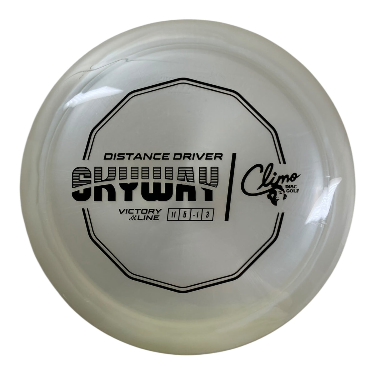 Climo Disc Golf Skyway | Victory Line | White/Black 174g Disc Golf