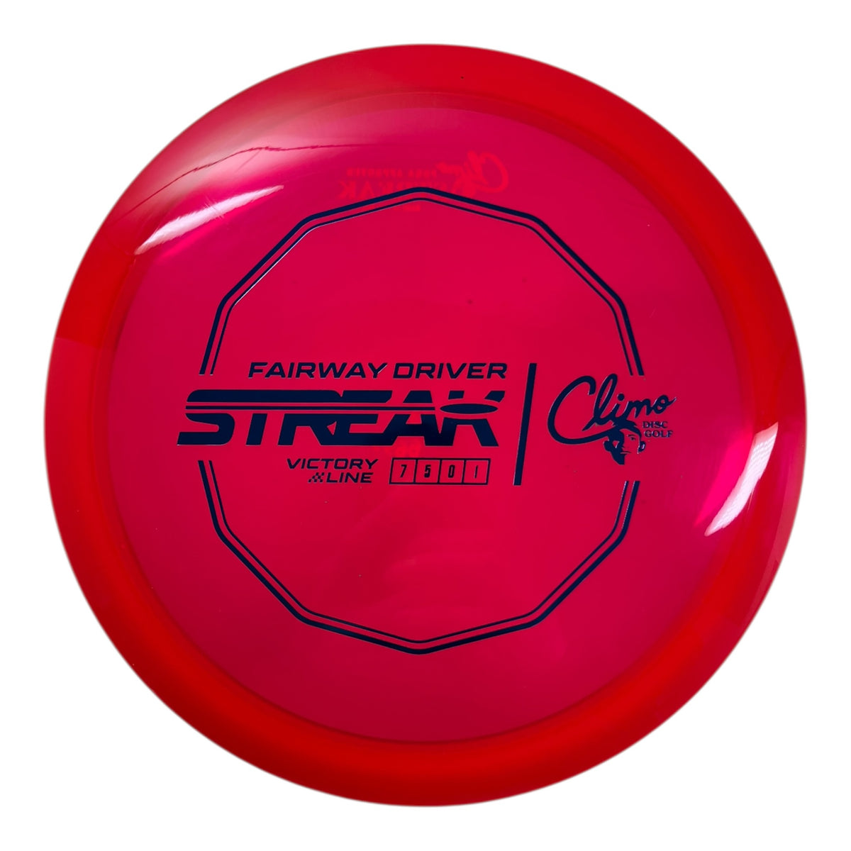 Climo Disc Golf Streak | Victory Line | Red/Blue 169g (First Run) Disc Golf