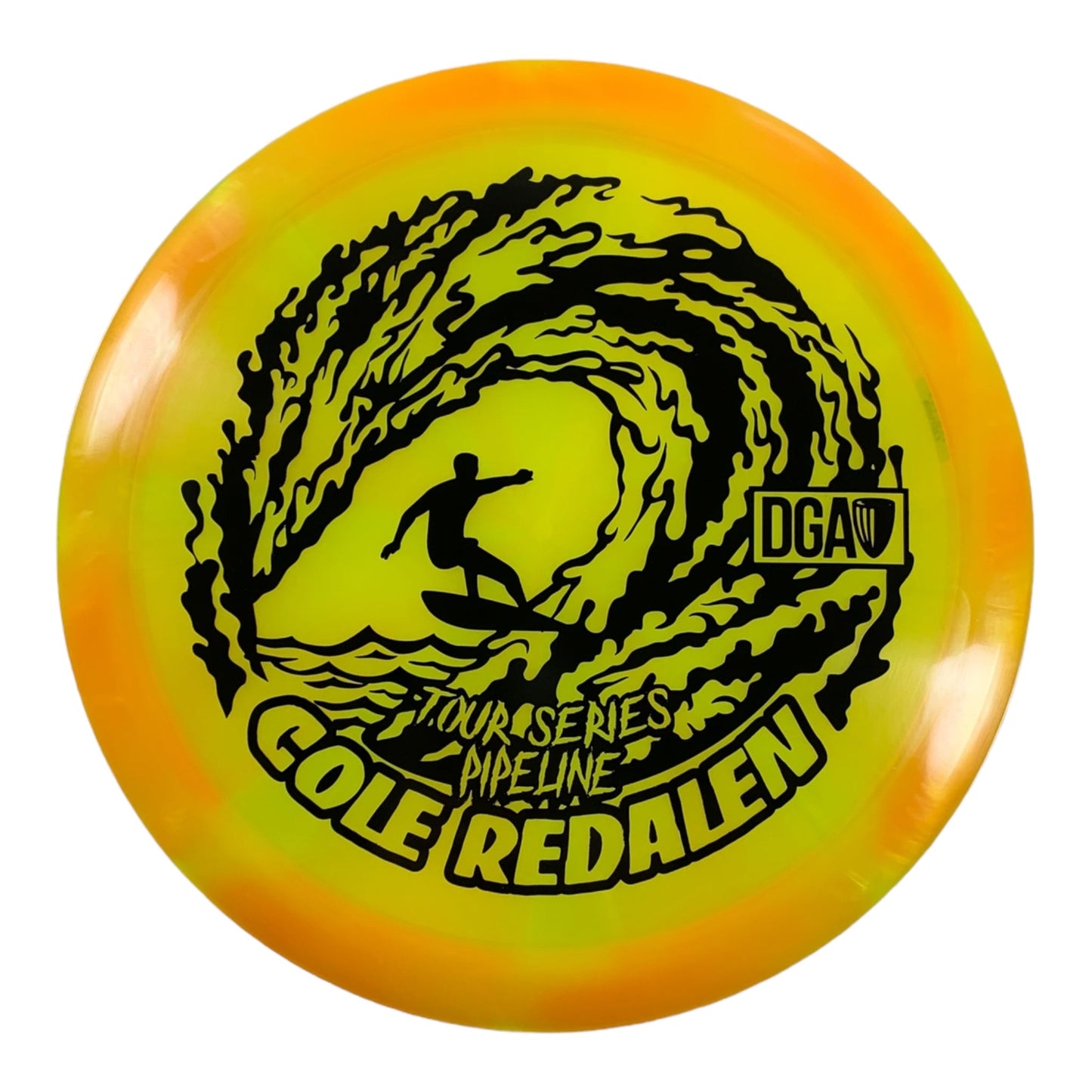 DGA Pipeline | Swirl | Yellow/Black 174g (Cole Redalen) Disc Golf