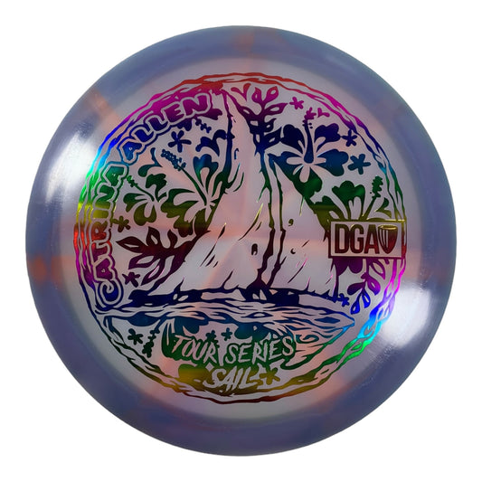 DGA Sail | Swirl | Purple/Rainbow 174g (Catrina Allen) Disc Golf