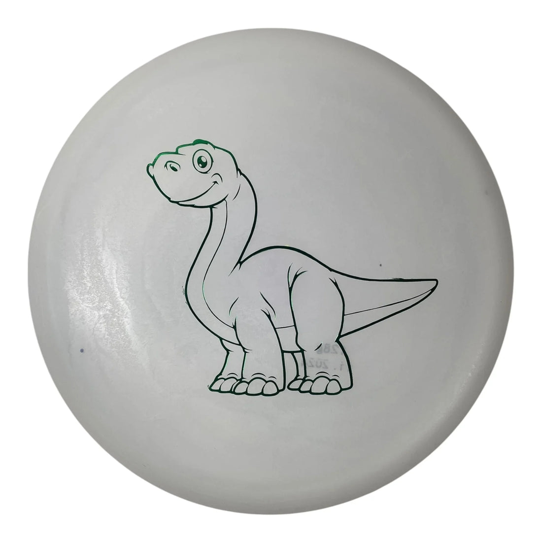 Dino Discs Brachiosaurus | Egg Shell Glow | Green/Glow 128g Disc Golf