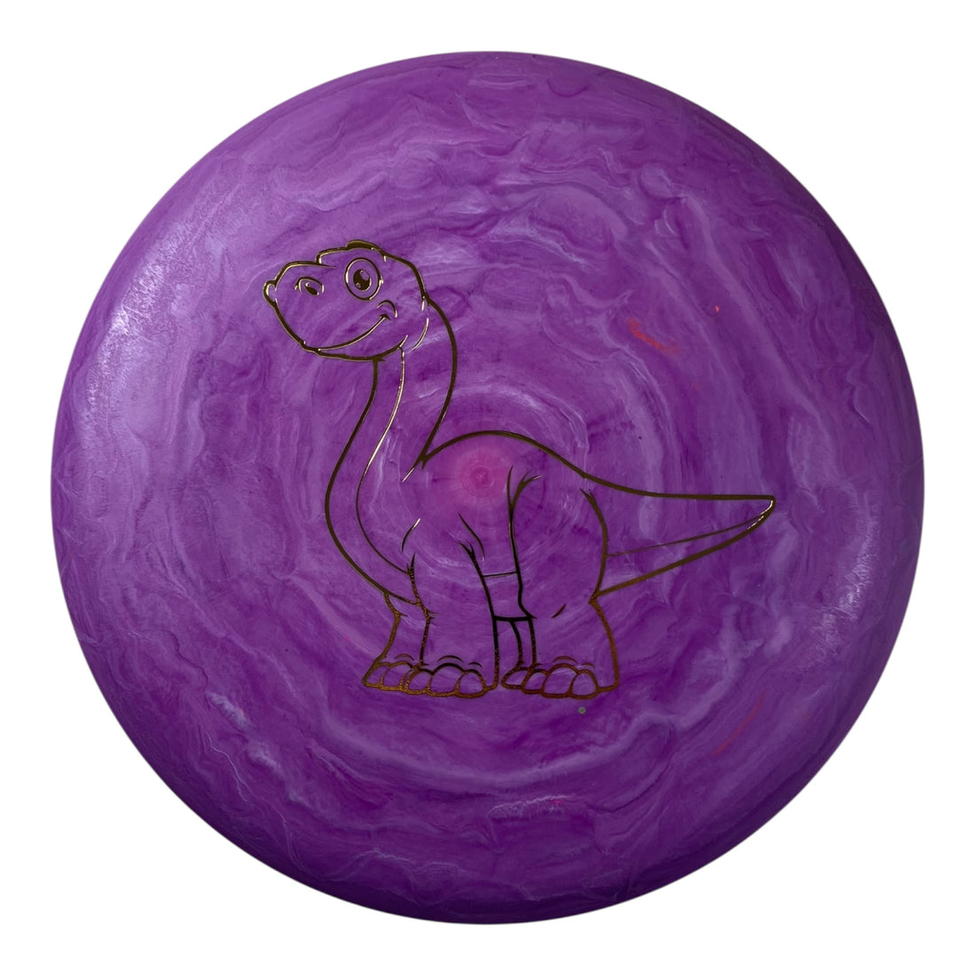 Dino Discs Brachiosaurus | Egg Shell | Purple/Gold 129g Disc Golf