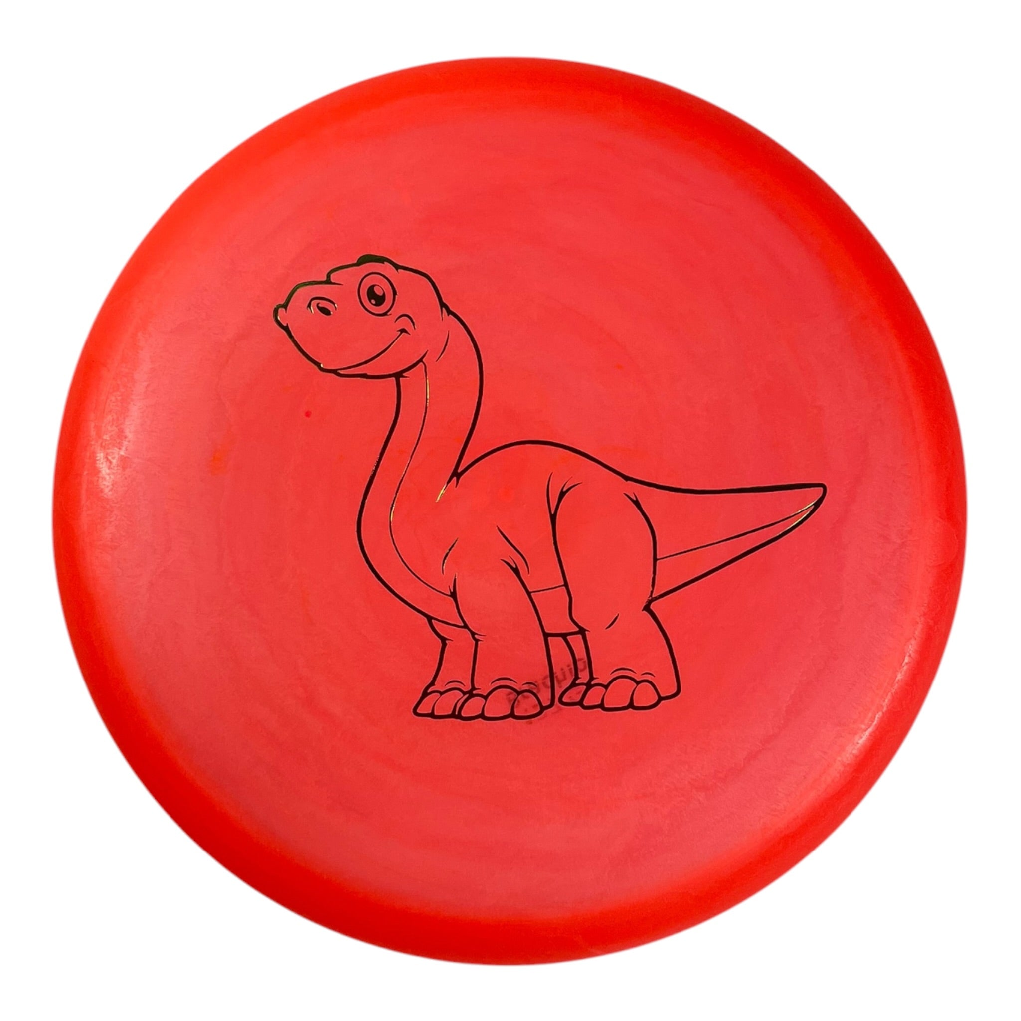 Dino Discs Brachiosaurus | Egg Shell | Red/Rasta 127g Disc Golf