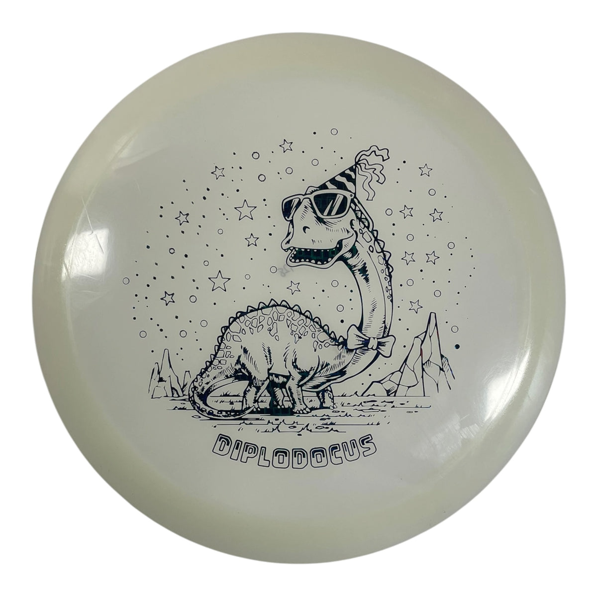 Dino Discs Diplodocus | Egg Shell Glow | Glow/Holo 128-129g (Special Edition) Disc Golf