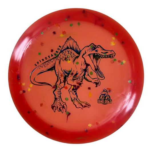 Dino Discs Spinosaurus | Egg Shell | Orange/Rainbow 123g Disc Golf