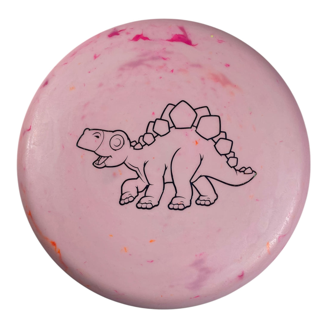 Dino Discs Stegosaurus | Egg Shell | Pink/Holo 126g Disc Golf