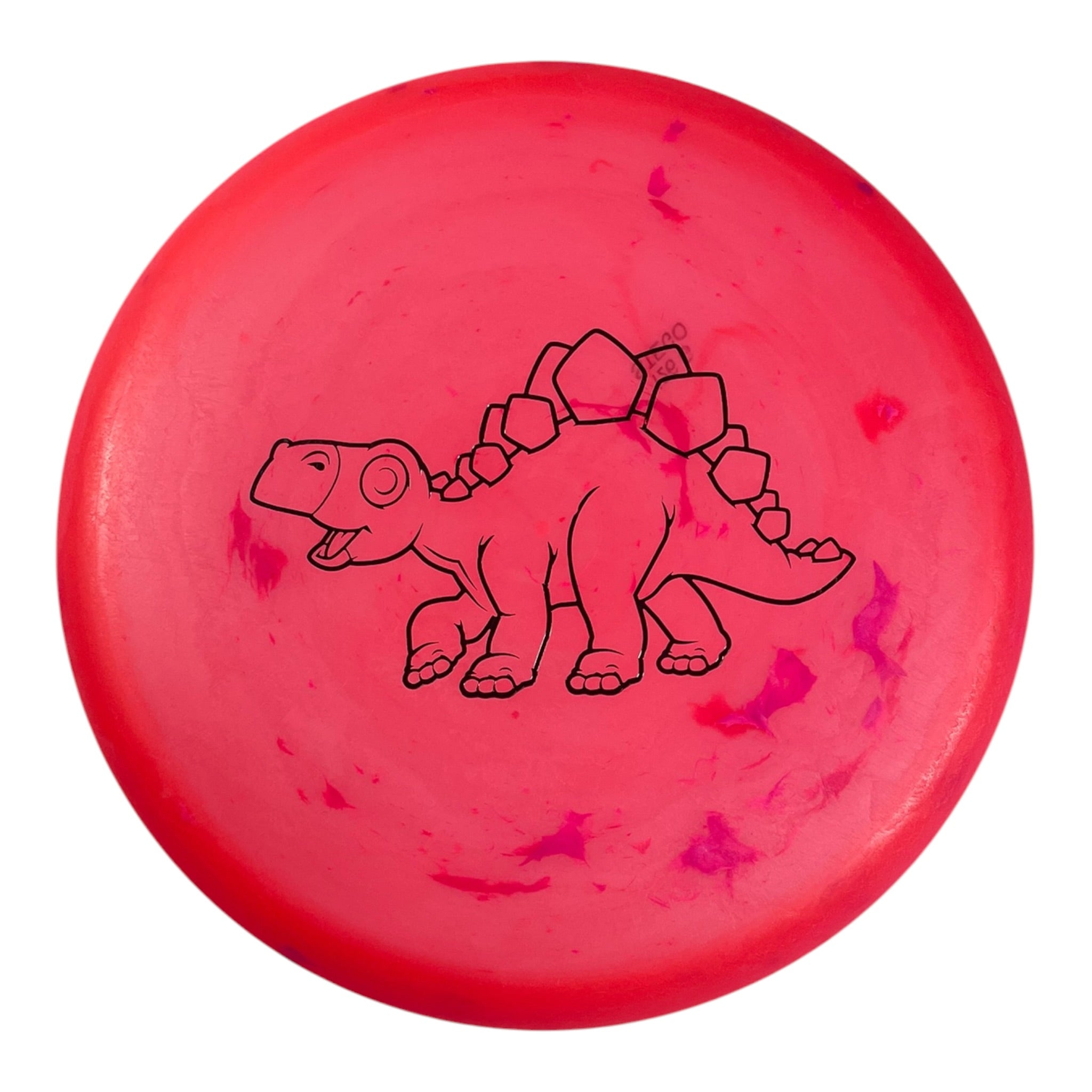 Dino Discs Stegosaurus | Egg Shell | Red/Holo 126g Disc Golf
