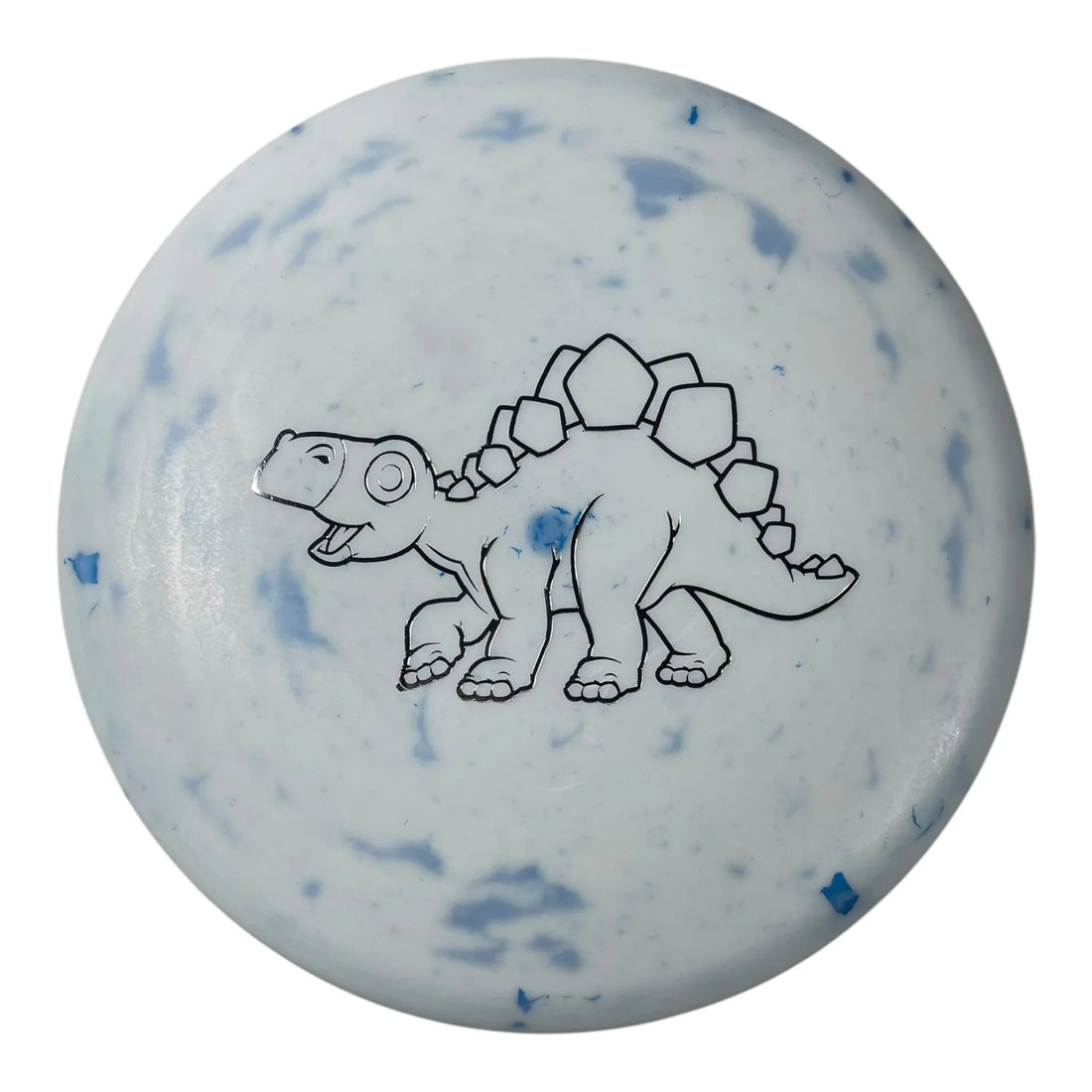 Dino Discs Stegosaurus | Egg Shell | White/Silver 126g Disc Golf