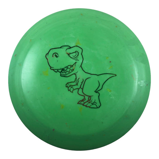 Dino Discs Tyrannosaurus Rex | Egg Shell | Green/Rasta 124g Disc Golf