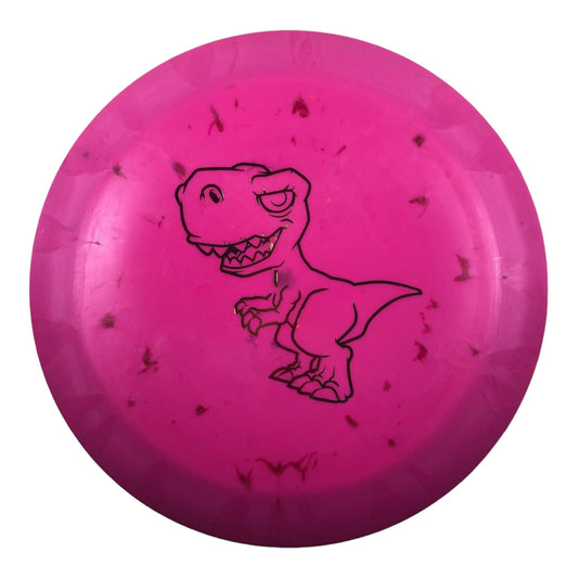 Dino Discs Tyrannosaurus Rex | Egg Shell | Pink/Rasta 124g Disc Golf