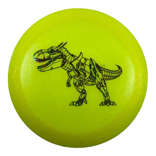 Dino Discs Tyrannosaurus Rex | Egg Shell | Yellow/Rainbow 124g Disc Golf