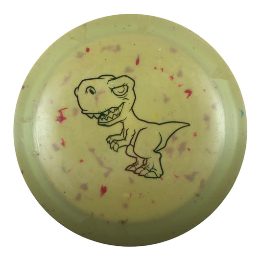 Dino Discs Tyrannosaurus Rex | Egg Shell | Yellow/Rasta 124g Disc Golf