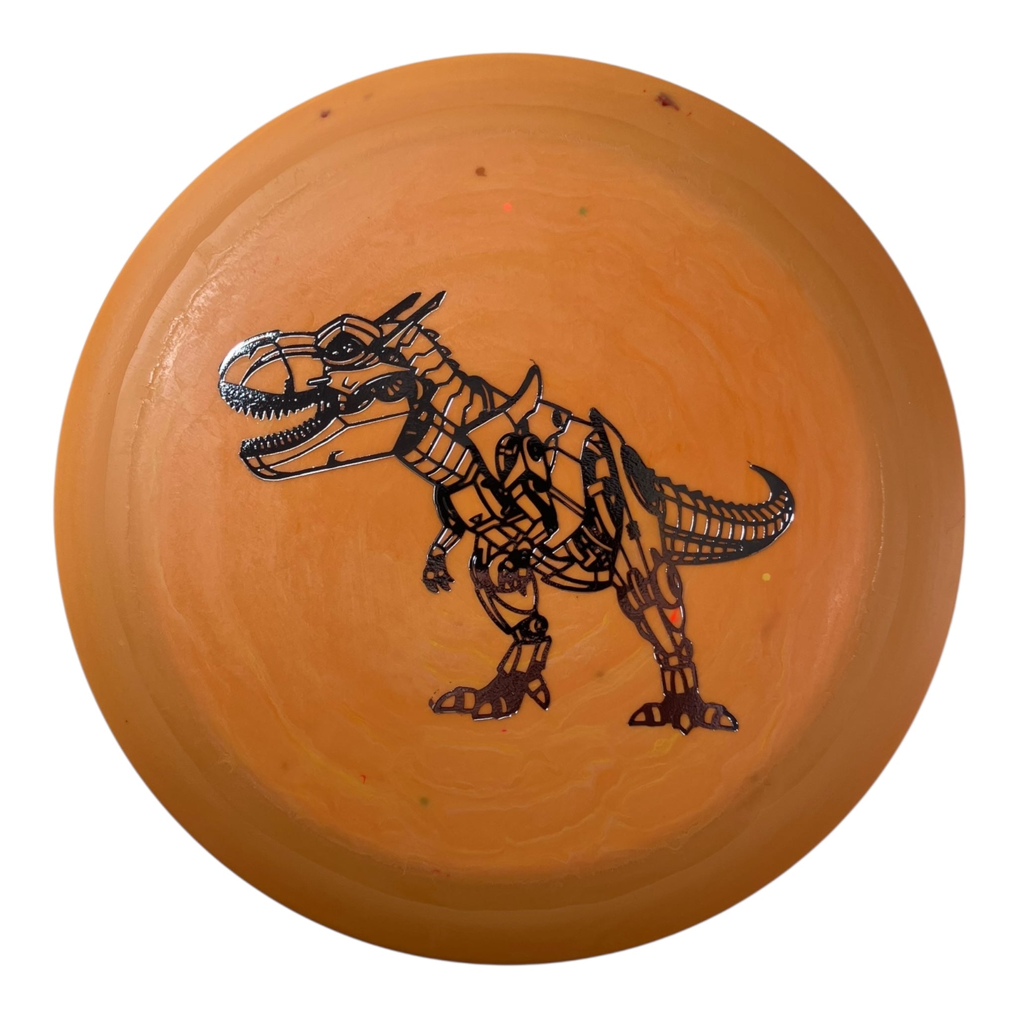 Dino Discs Tyrannosaurus Rex | Egg Shell | Orange/Silver 128g Disc Golf