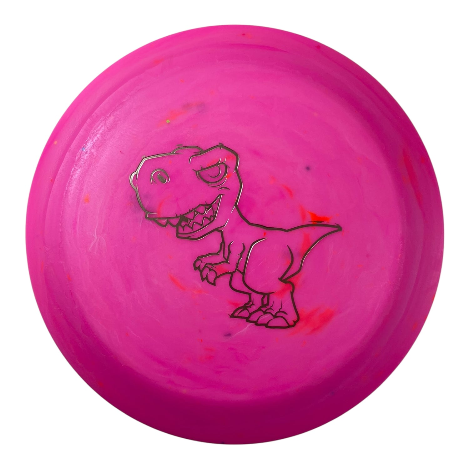 Dino Discs Tyrannosaurus Rex | Egg Shell | Pink/Silver 128g Disc Golf