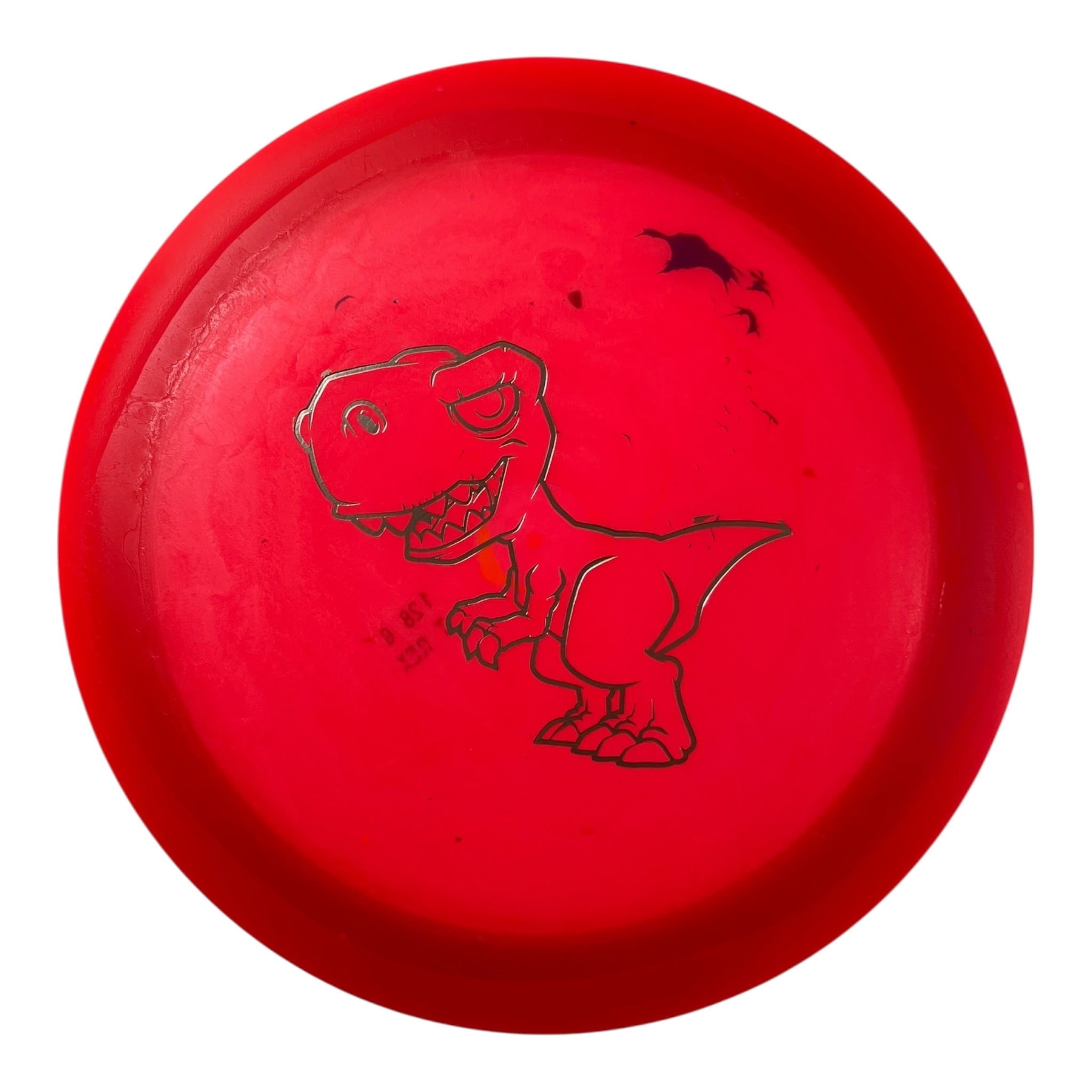 Dino Discs Tyrannosaurus Rex | Egg Shell | Red/Silver 128g Disc Golf