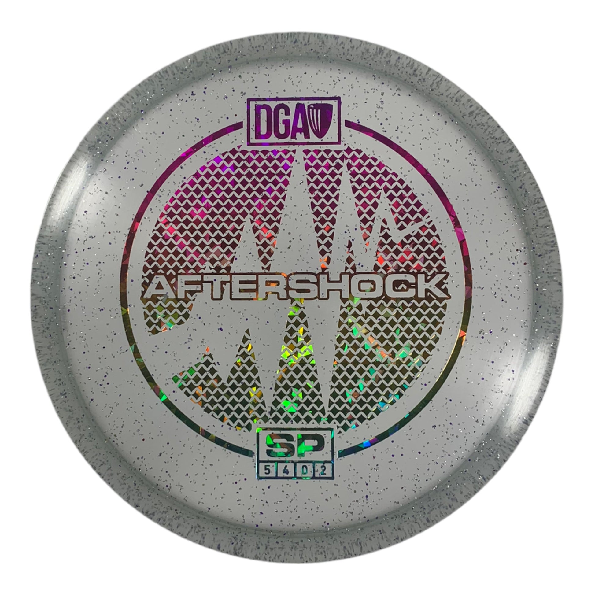 Disc Golf Association Aftershock | SP | Grey/Rainbow 176g Disc Golf