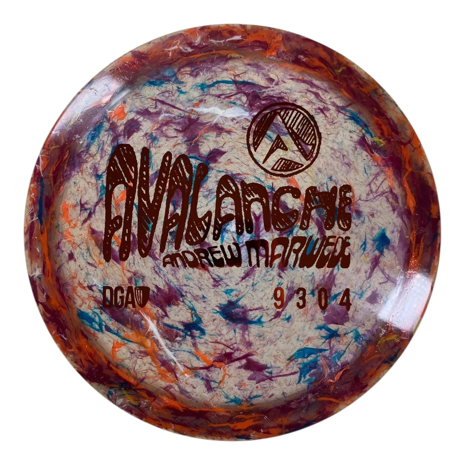Disc Golf Association Avalanche | Granite | Red/Bronze 174g (Andrew Marwede) Disc Golf