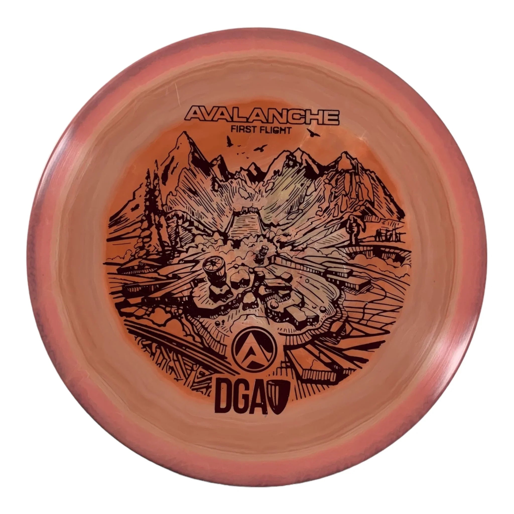 Disc Golf Association Avalanche | PL | Orange/Purple 169g (First Run) Disc Golf