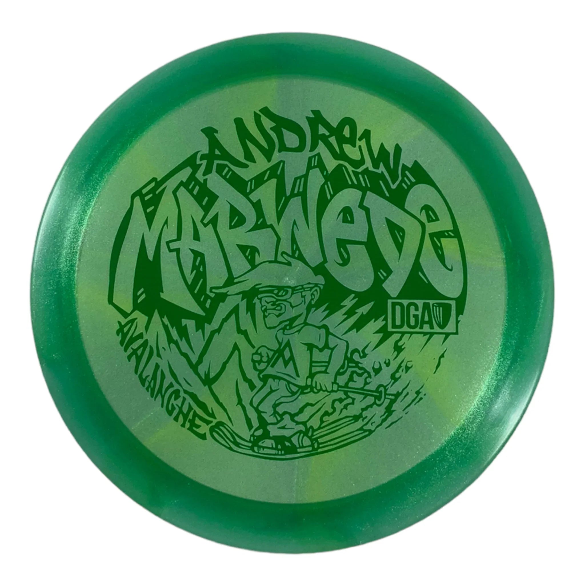 Disc Golf Association Avalanche | Swirl | Green/Green 175g (Andrew Marwede) Disc Golf