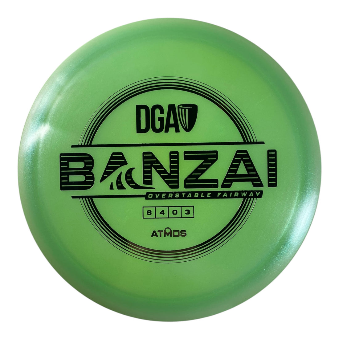 Disc Golf Association Banzai | Atmos | Green/Silver 174g Disc Golf
