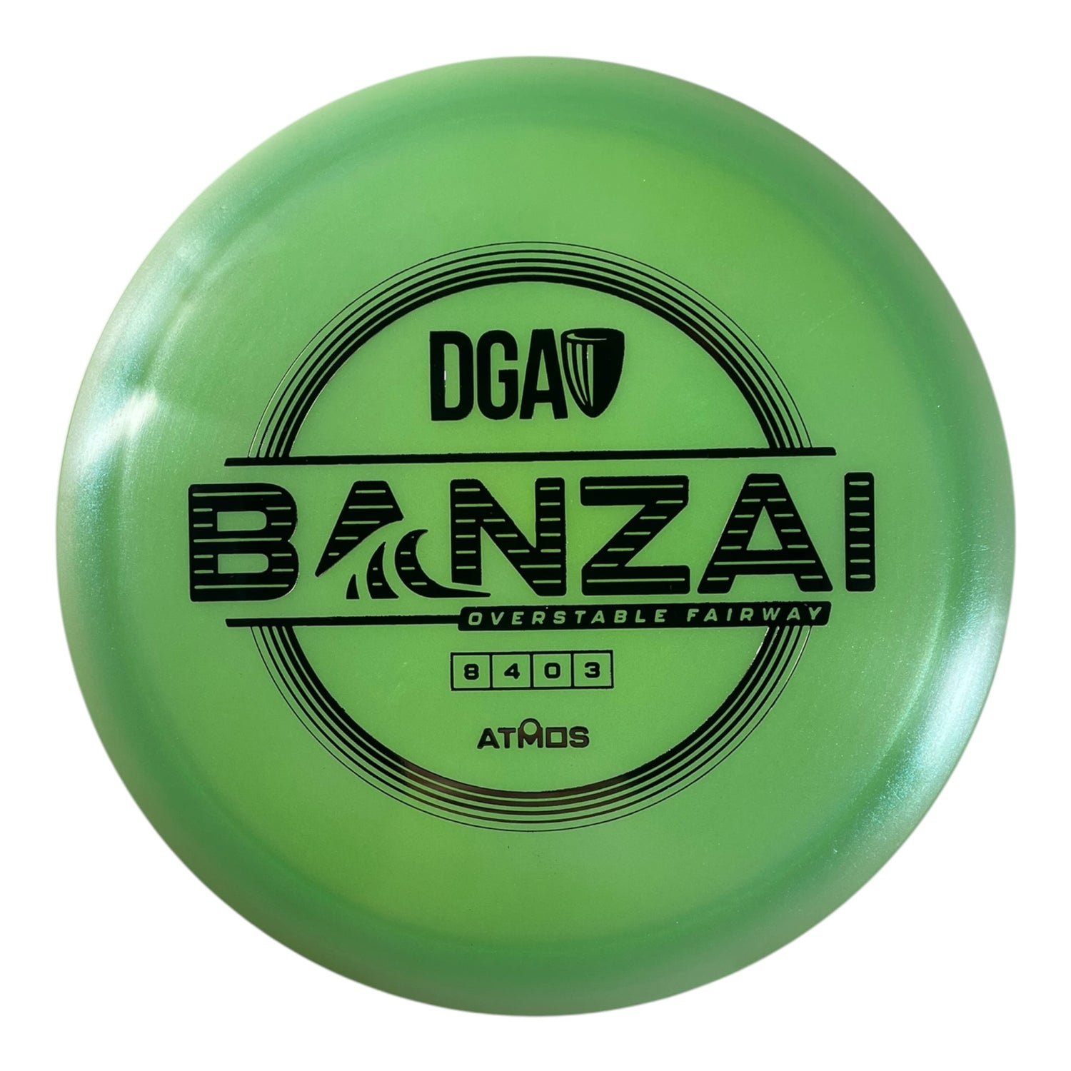Disc Golf Association Banzai | Atmos | Green/Silver 174g Disc Golf